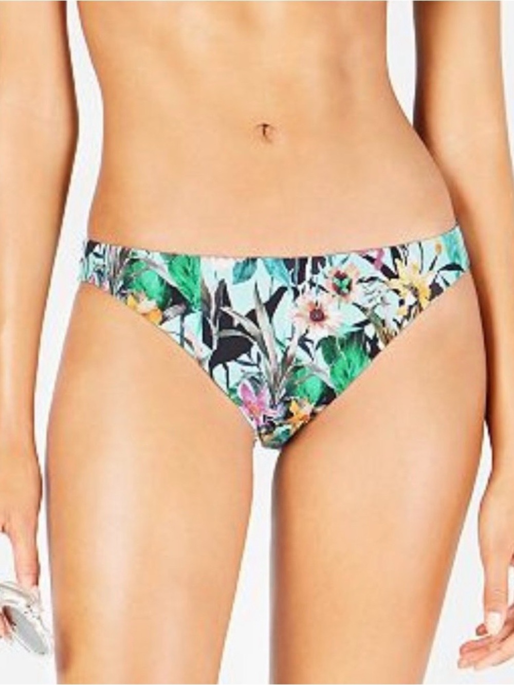 NWT Nanette Lepore Bikini Bottoms in Blooming Botanicals Floral size 10 - Picture 1 of 12
